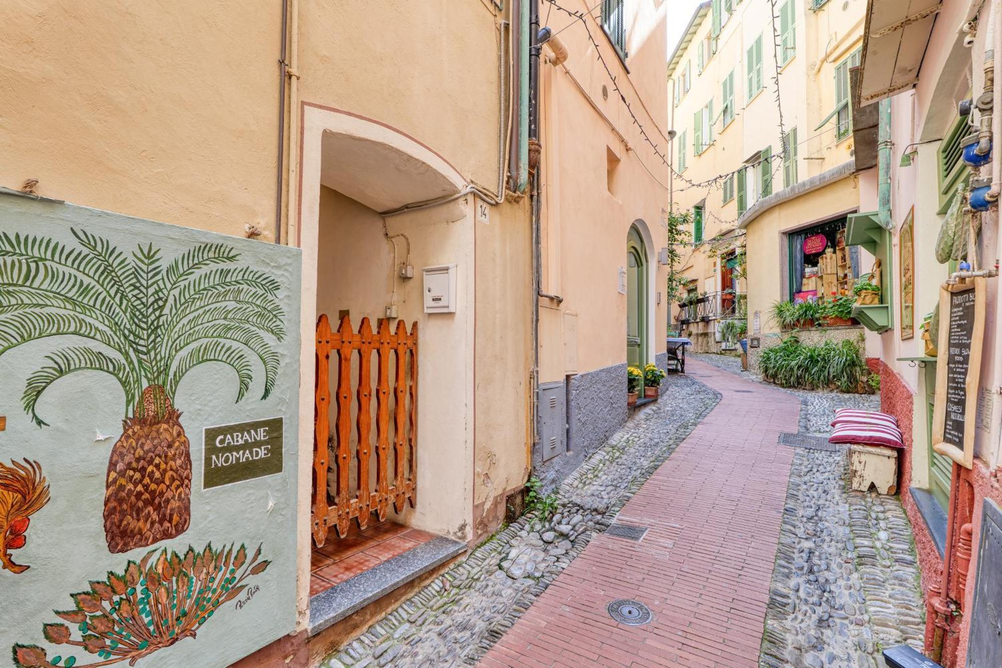 Casa Dritta Lägenhet Bordighera Exteriör bild